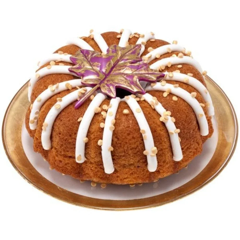 DecoPac Autumn Leaves Layon Cake Pie Leaf Decoration Fall Thanksgiving 12 Count
